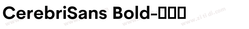 CerebriSans Bold字体转换
